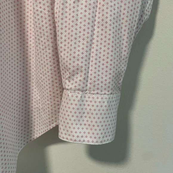 COPY - Calvin Klein Slim Fit Pink Printed Button-Down Shirt - Medium - Picture 7 of 9